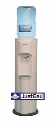 Rental classic cool and cold standing water dispenser with 15 litre bottle